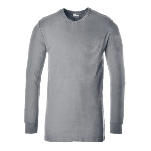 t-shirt thermique manches longues - taille xs - gris - portwest