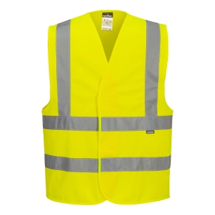gilet haute-visibilité baudrier double ceinture - taille xxs/xs - jaune - portwest