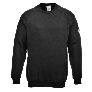 sweatshirt modaflame - taille s - noir - portwest