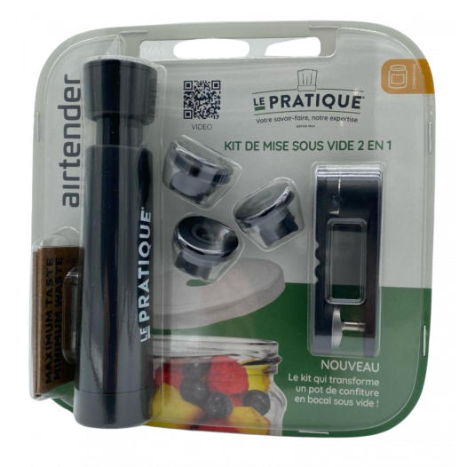 6 Kit De Mise Sous Vide 2 En 1 - Le Pratique X Airtender - LE PRATIQUE