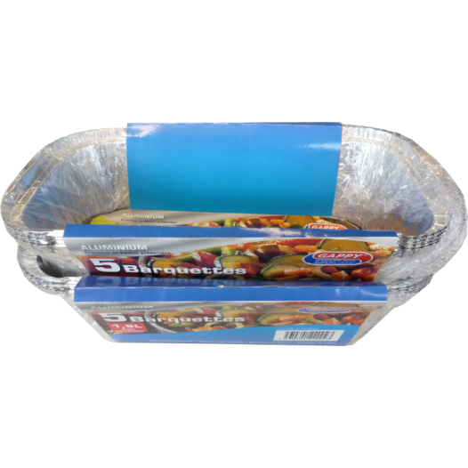 20 Barquette Aluminium 1,5 L - Lot De 5 Pièces - AUTRE