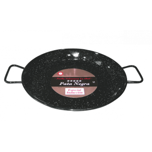 1 Plat A Paella Special Induction Acier Émaillé Ø 38 Cm 4 Parts - AUTRE