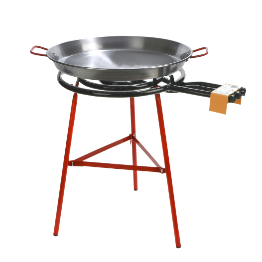 Set Paella Ibiza Plat À Paëlla Poli 70 Cm 18 Parts / Réchaud 60 Cm 21,00 Kw / 3 Pieds Renforcés - AUTRE