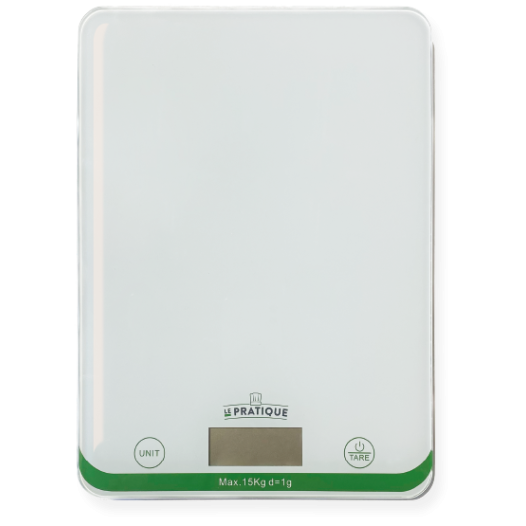 Balance De Cuisine Electronique 15 Kg Portée 15 Kg, Graduation De 1 Gr En 1 Gr - LE PRATIQUE
