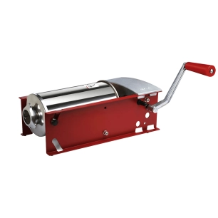 Poussoir A Saucisse Star 5 Horizontal 5 L Cylindre Inox, Double Vitesse Et Livré Avec 4 Entonnoirs (Ø 10, 20, 30, 40 Mm) - AUTRE