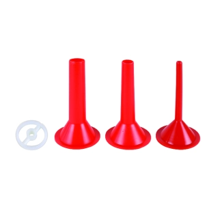 Lot 3 Entonnoirs Ø 10, 20, 30 Mm + Plaque Embossage Hachoir N°22 - LE PRATIQUE