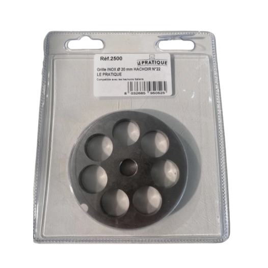1 Grille Inox Ø 20 Mm Universelle Hachoir N°22 - LE PRATIQUE
