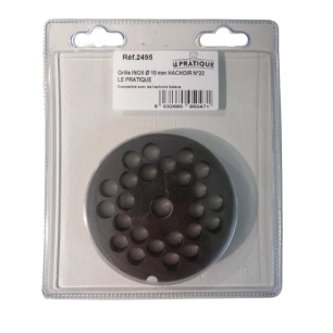 Grille Inox Ø 10 Mm Universelle Hachoir N°22 - LE PRATIQUE
