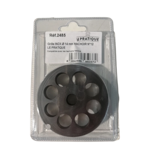 Grille Inox Ø 14 Mm Universelle Hachoir N°12 - LE PRATIQUE