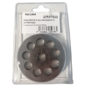 Grille Inox Ø 12 Mm Universelle Hachoir N°12 - LE PRATIQUE