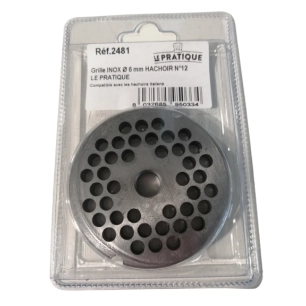 Grille Inox Ø 6 Mm Universelle Hachoir N°12 - LE PRATIQUE