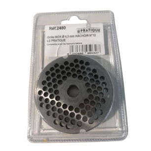 Grille Inox Ø 4,5 Mm Universelle Hachoir N°12 - LE PRATIQUE