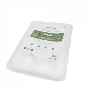 1 Sacs Sous Vide Gaufres 30 X 40 Cm - Poche De 50 Sacs - LE PRATIQUE