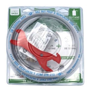 Kit Tube Souple 6 X 12 5 Ans 1,50 M + Detendeur Butane + Tetine + Clé Multifonction - LE PRATIQUE