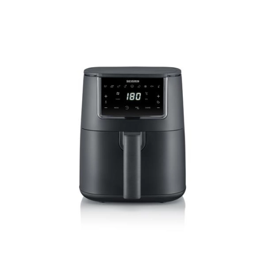 severin friteuse à air chaud  noir  1300 w  4 l  commande tactile avec 8 progra - severin