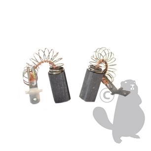 jeu de 2 charbons adaptable pour bosch. dimensions: 6,3x8x14mm. pl