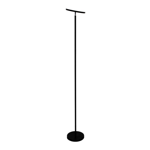 lampadaire led dencel, 24 w, 3cct, dim, 2200 lm, noir, ø25 x 175 cm