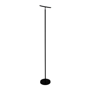 lampadaire led dencel, 24 w, 3cct, dim, 2200 lm, noir, ø25 x 175 cm