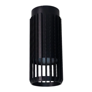 spot 1 élément sahara arenado, gu10, 10 w (ampoule non incluse), noir, ø6 x 14 cm