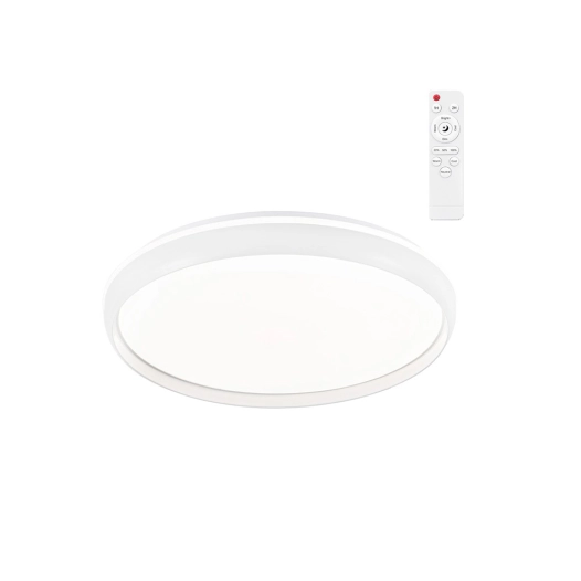 plafon led circulaire, charly, 46 w, 3cct, 5060 lm, blanc, ø40 x 7 cm