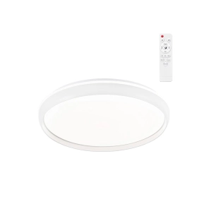 plafon led circulaire, charly, 46 w, 3cct, 5060 lm, blanc, ø40 x 7 cm