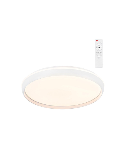 Plafonnier LED Charly Luminosité et couleur ajustables (3CCT) - CRISTALRECORD