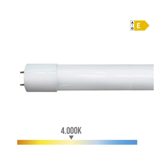tube led t8 18 w, 1980 lm, 4000 k, lumière du jour, ø26 x 1200 mm
