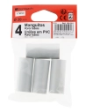 4 manchons pour conduits Ø 20mm - gris