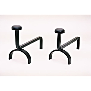 chenet la paire - spã©cial insert - verni noir - ets devaux