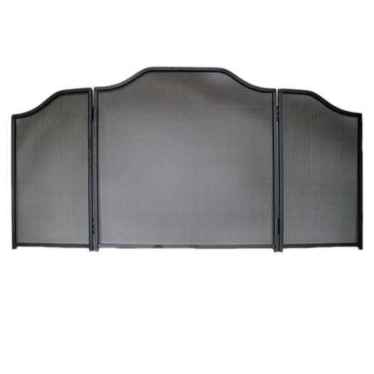 pare-feu rã©gence 3 volets - h 50 cm - verni noir - ets devaux