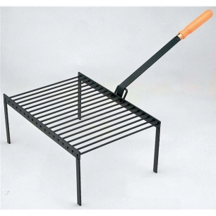 gril insert 18 barres rivetã©es - queue amovible - verni noir - ets devaux