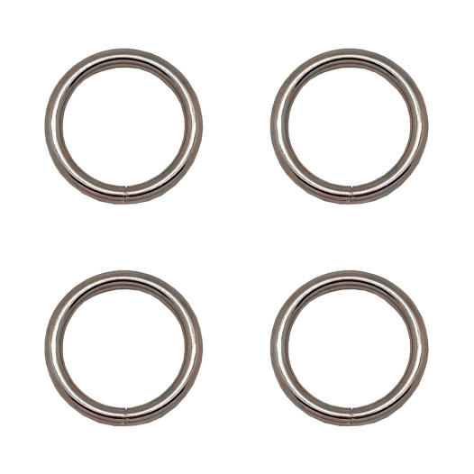 anneau soudé ap14, 4 x 25 mm, zingué, blister 4 unités