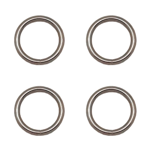 anneau soudé ap14, 4 x 25 mm, zingué, blister 4 unités