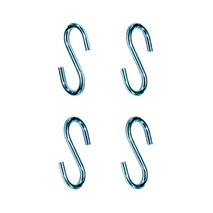 crochet en forme de s, cg23, 5 x 60 mm, zingué, blister 4 unités