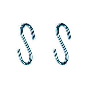 crochet en forme de s, cg23 6 x 70 mm zingué, blister 2 unités