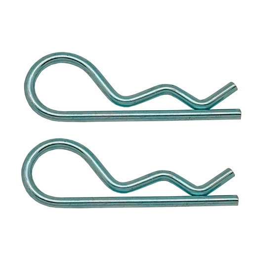 goupille ps14 forme r, 4 mm, galvanisée, blister 2 unités