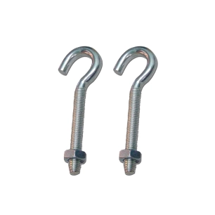 piton à oeil ouvert avec écrou hm02, m8 x 60 mm, zingué, blister 2 unités