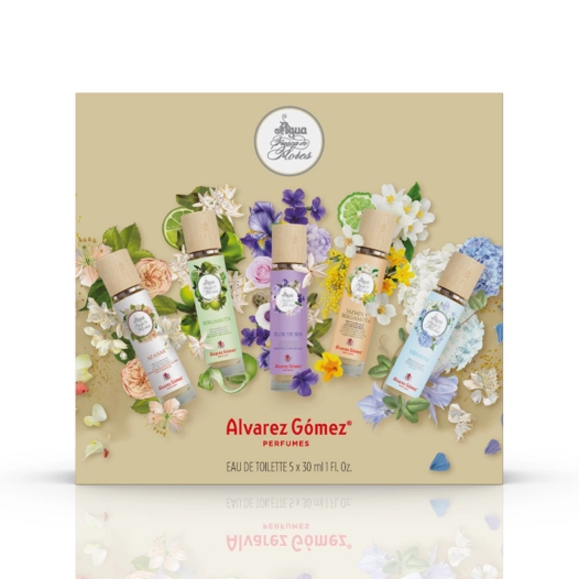 coffret découverte 5 fragrances fraîches alvarez gómez, 30 ml