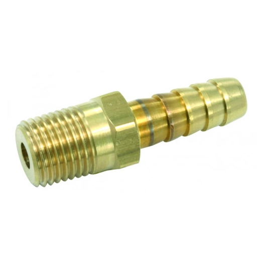 Jonctions pour tuyaux - filetage 1/4 mâle et cannelé pour tuyan Ø 8 mm (2p) - PREVOST