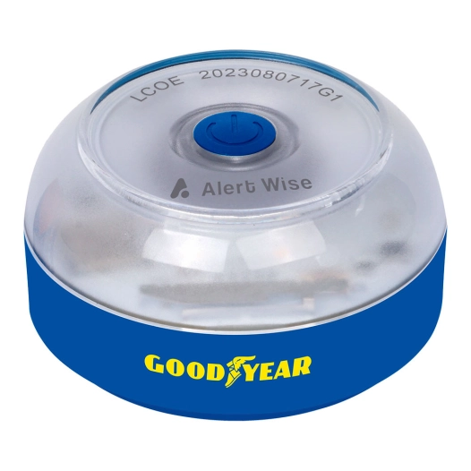 balise de détresse homologuée alert wise goodyear v16, géolocalisable avec dgt 3.0