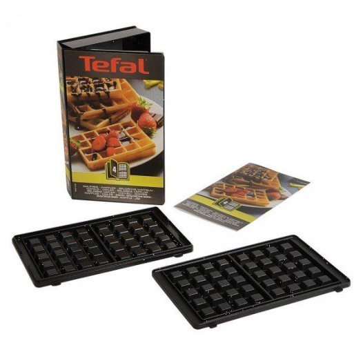 coffret snack collection.plaques gaufres(2)+1 livre recettes - seb international service