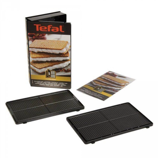coffret snack collection.plaques gaufrettes(2)+1 livre recettes - seb international service