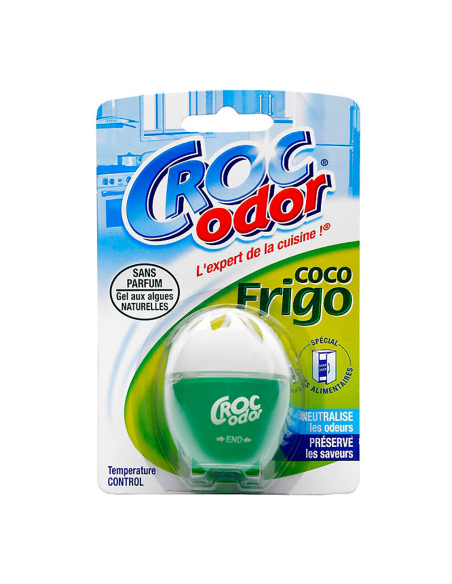 CROC ODOR Désodorisant Réfrigérateur Élimine efficacement les mauvaises odeurs du frigo - CROC ODOR