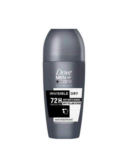Déodorant Roll-on Homme Dove Invisible Protection 72h, Anti-Traces Blanches - DOVE