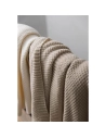 plaid tricot recycle danilo naturel 130x160 - sde ld