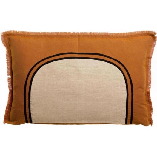 coussin bicolore laly cuivre 40x65 - sde ld