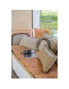 coussin bicolore laly galet 40x65 - sde ld
