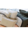 coussin bicolore laly olive 40x65 - sde ld