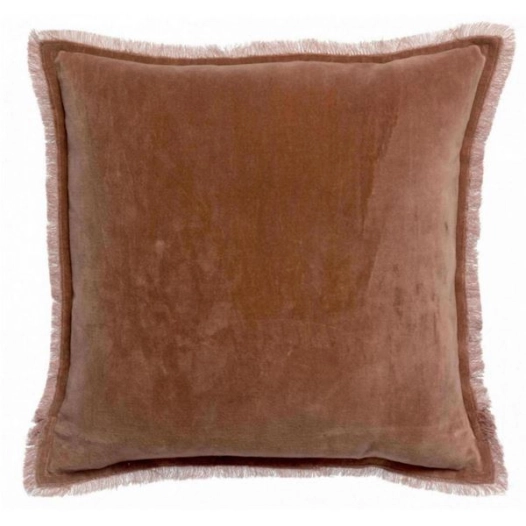 coussin uni fara bois de rose 45x45 - sde ld