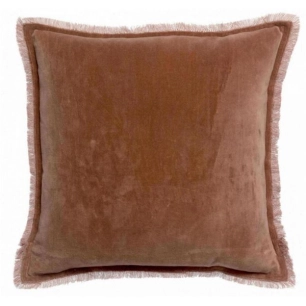 coussin uni fara bois de rose 45x45 - sde ld